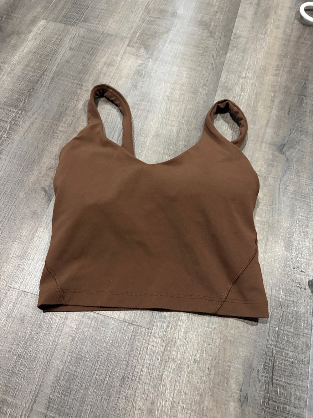 lululemon athletica Scoop Neck Crop Sports Bra - Brown
